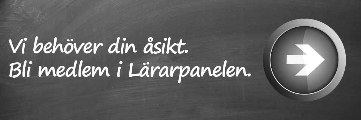 Vi behöver din åsikt. Bli medlem i PFM Research i Sverige ABs Lärarpanel.